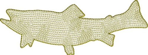 Embroidery Design: Fish 2 B