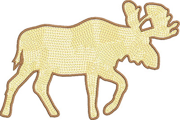 Moose2_a | Embroidery Legacy moose embroidery design