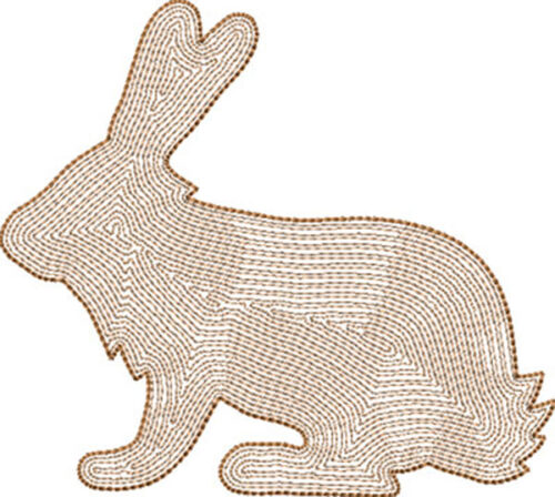 Embroidery Design: Rabbit B