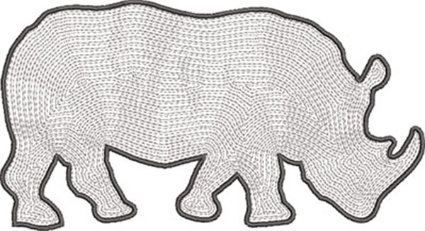 Rino_a | Embroidery Legacy Rhino embroidery design