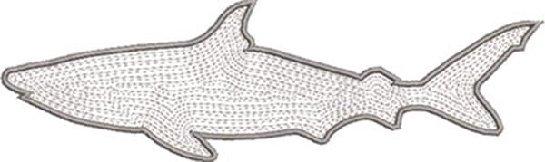 Shark2_a | Embroidery Legacy shark embroidery design