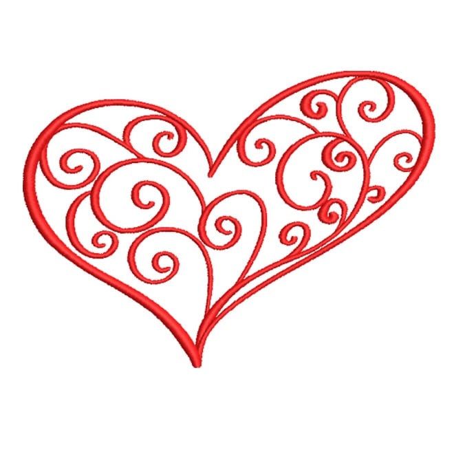 Artistic Hearts_38 | Embroidery Legacy Artistic Swirls In Heart