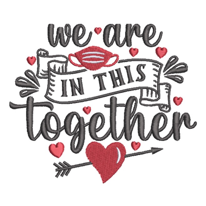 PV21_13 | Embroidery Legacy We Are In This Together