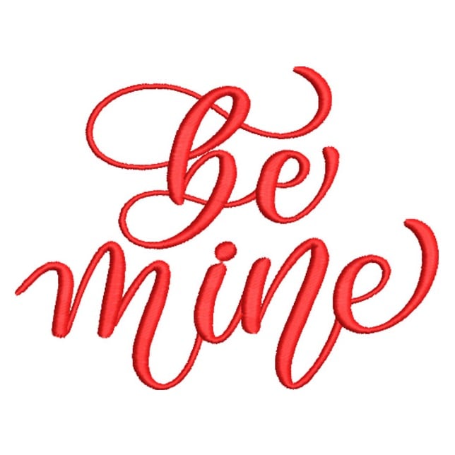 ValentinesSayings_05 | Embroidery Legacy Be Mine