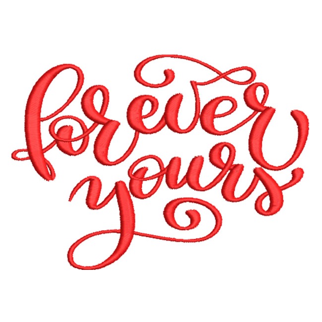 ValentinesSayings_08 | Embroidery Legacy Forever Yours