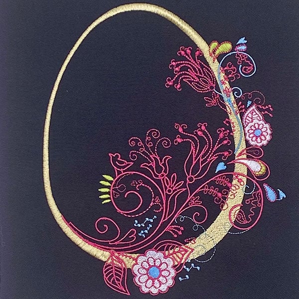 EasterFashion2_sewout | Embroidery Legacy easter fashion egg embroidery design