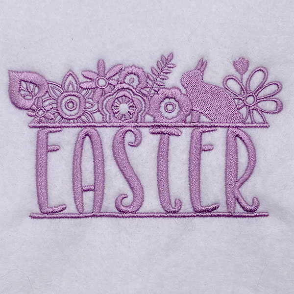 EasterFloral_sewout | Embroidery Legacy easter floral embroidery design