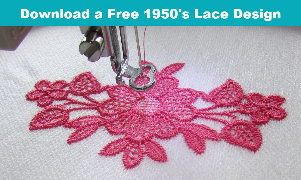 Free Lace Embroidery Design