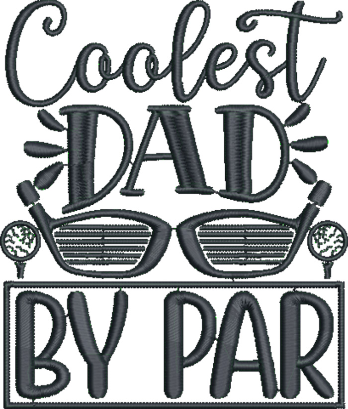 CoolDad_5 | Embroidery Legacy cool dad coolest dad by par
