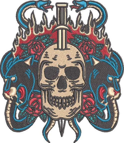 Embroidery Design: EL Traditional Tattoos 3