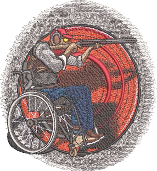 K-7975ParaSportTrapShooting_L | Embroidery Legacy