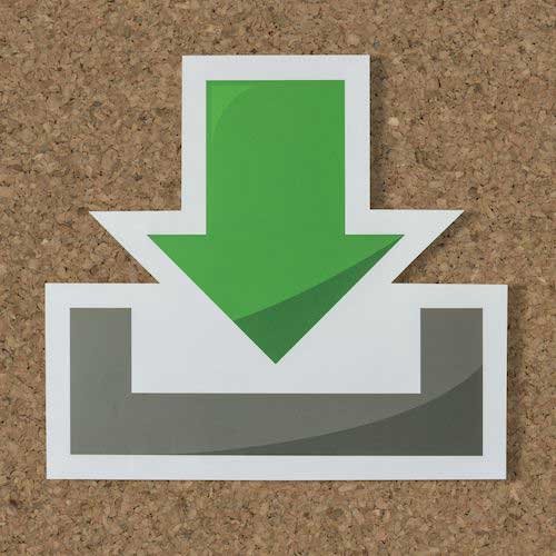 Download computer technology icon symbol