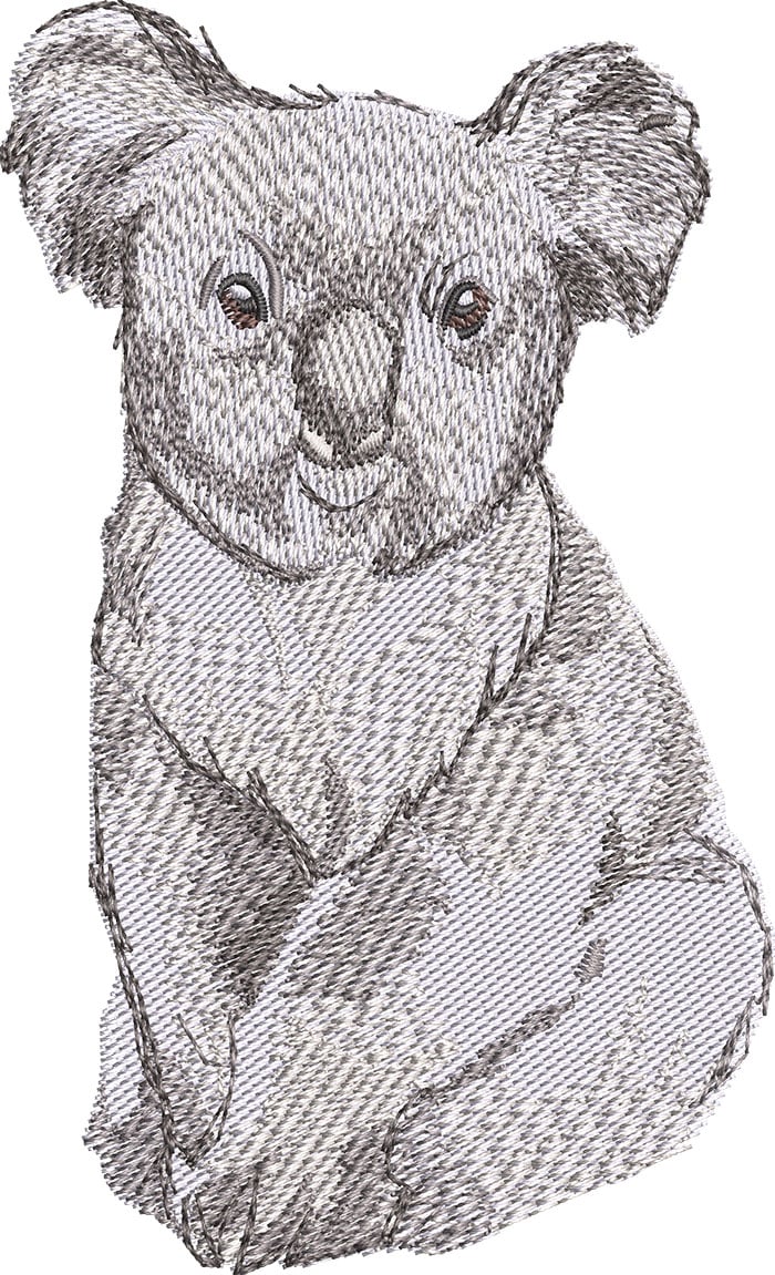 AP-Animals-6_L | Embroidery Legacy koala embroidery design