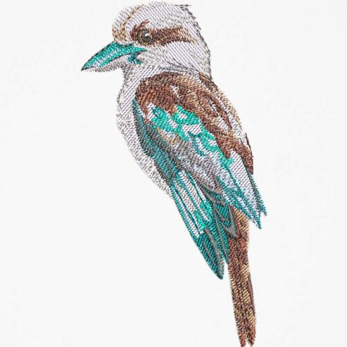 Outback Kookaburra embroidery design
