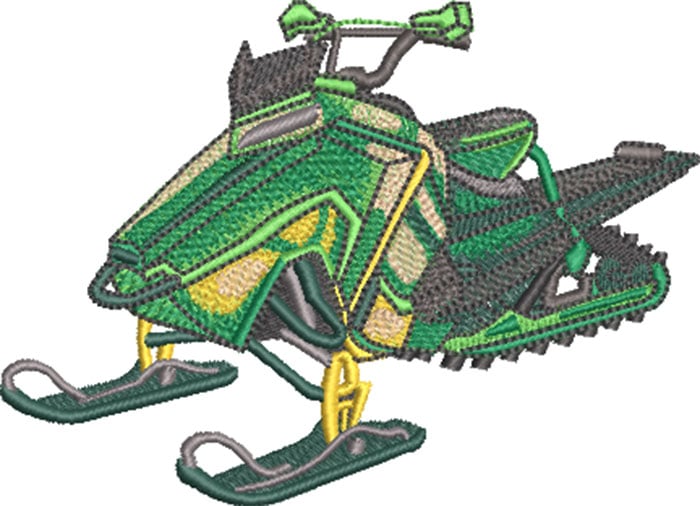 K-8037Snowmobile_L | Embroidery Legacy snowmobile embroidery design