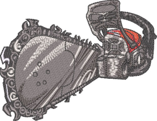 Embroidery Design: Chainsaw3 sizes