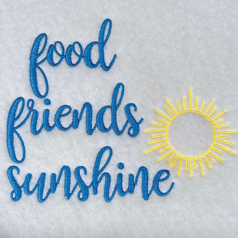 sea_and_sand_sewout | Embroidery Legacy food friends sunshine sewout