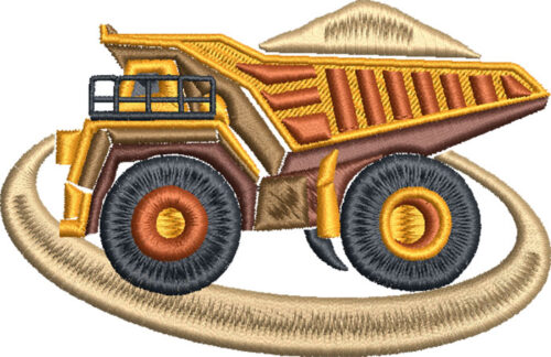 Embroidery Design: Dump Truck