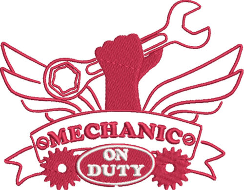 Embroidery Design: Mechanic 10