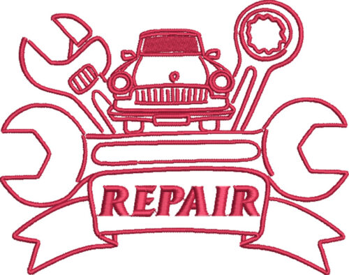 Embroidery Design: Mechanic 9