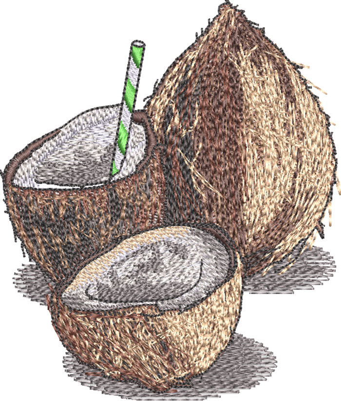 K-8093CoconutArt_L | Embroidery Legacy