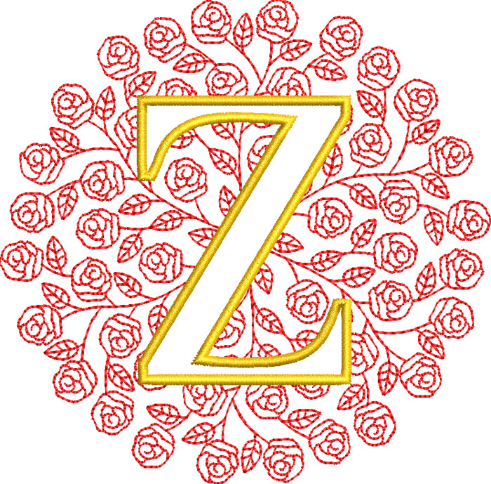 Z_RoseMono_5 | Embroidery Legacy