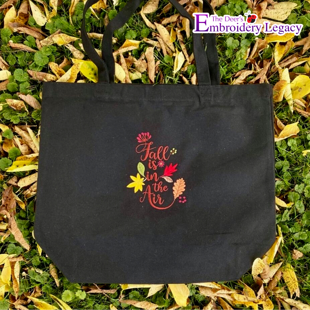 Fall Is In The Air Embroidery Design | Embroidery Legacy Fall Is In The Air Embroidery Design