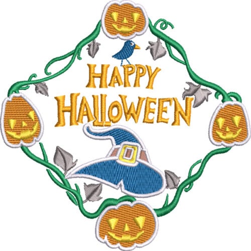 Happy Halloween Spooky Pumpkin