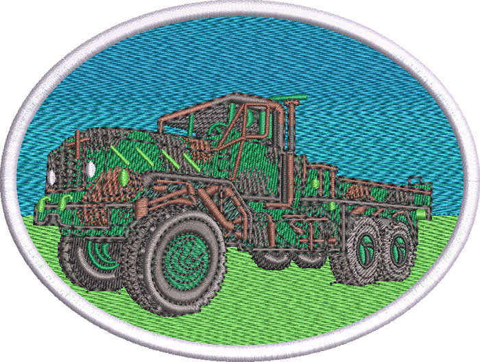 K-8163MilitaryTruck_L | Embroidery Legacy Military truck embroidery design