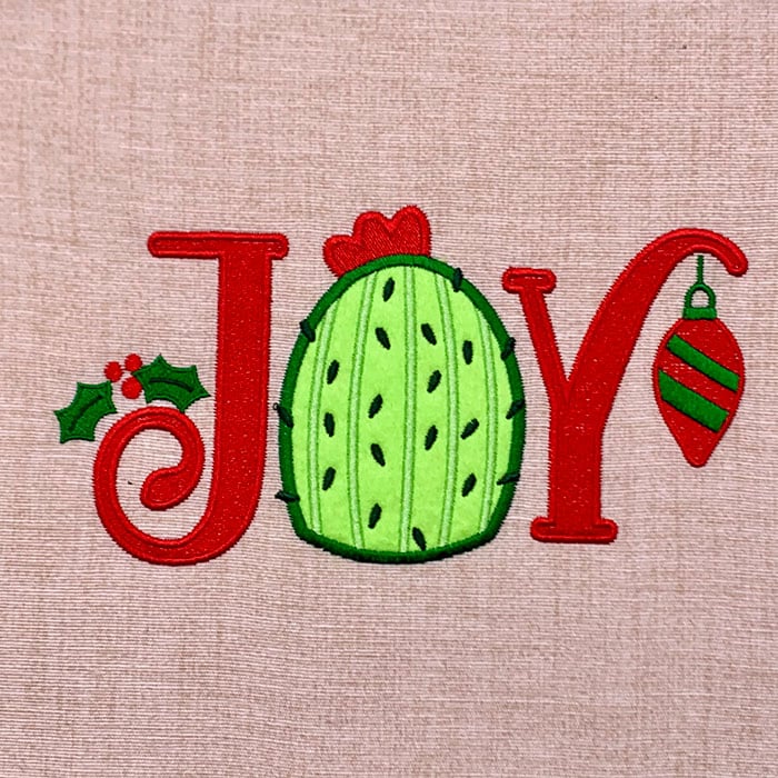SDC_Applic-JoyCactus | Embroidery Legacy Joy Christmas Cactus embroidery design