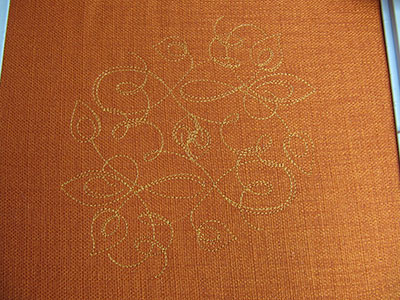 pumpkintutorialstitchedfabric