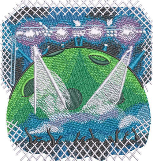 Embroidery Design: Pickleball Concert3 sizes
