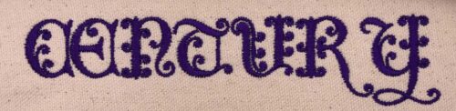 12th Century 25mm esa font