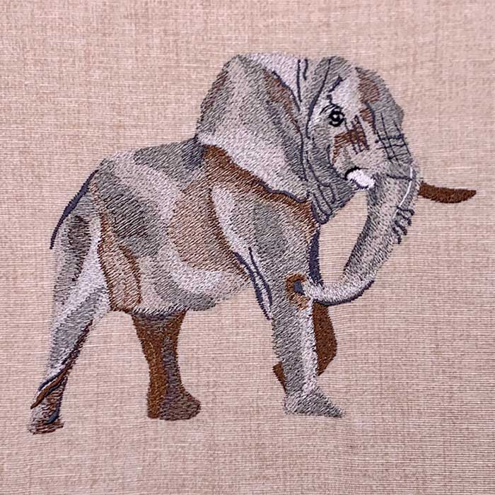 EL_AA_Collection-1_L | Embroidery Legacy African Animals Elephant embroidery design