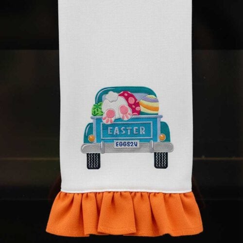 Easter Truck 2 towel