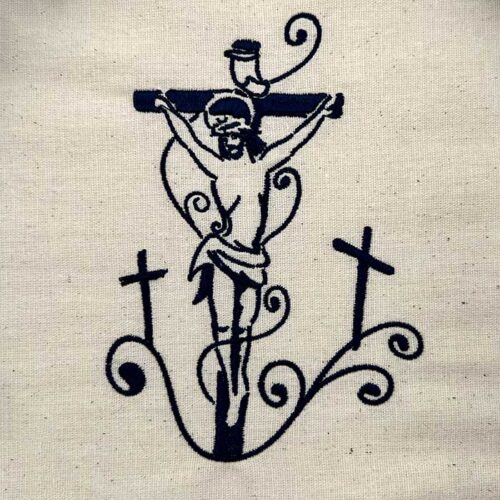 Holy week embroidery Design