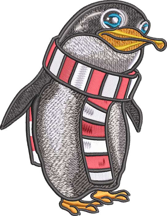 K-8233LittlePenguin_L | Embroidery Legacy Little penguin embroidery design