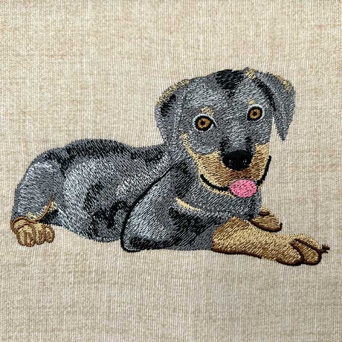 ADDobermanPuppy | Embroidery Legacy Doberman puppy embroidery design