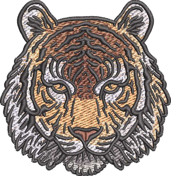 AF-Tiger-2 | Embroidery Legacy tiger face embroidery design