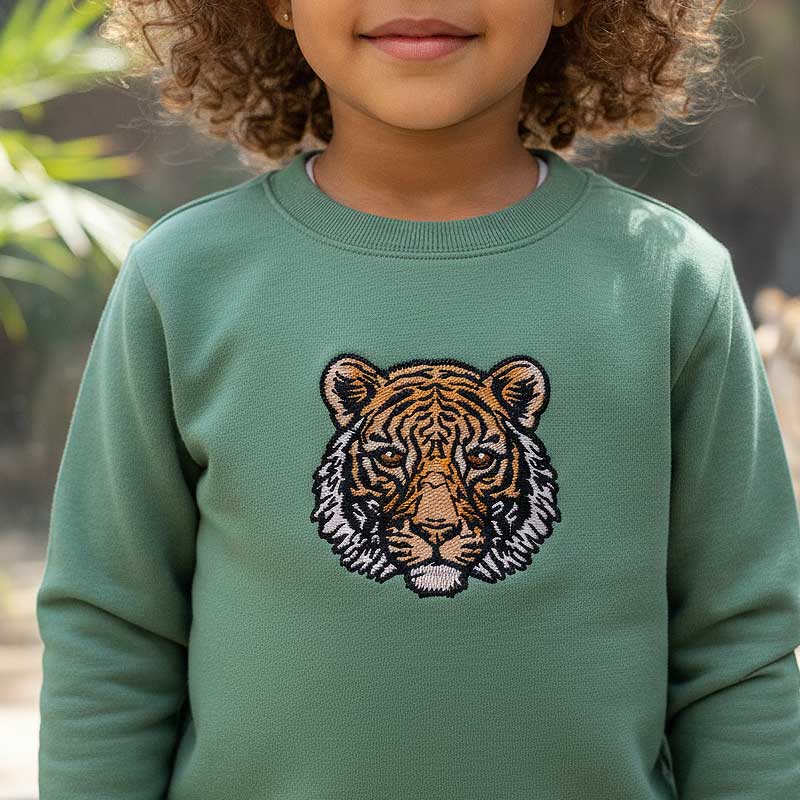 AF-Tiger_Sweatshirt | Embroidery Legacy Tiger shirt