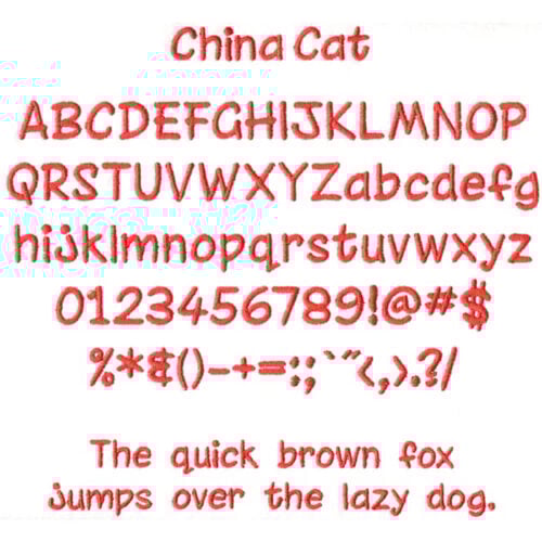 China Cat BX Native Font