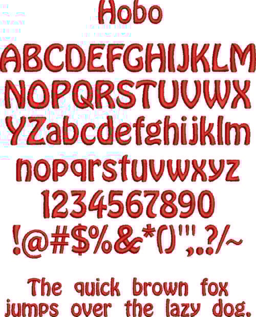 Hobo BX Native Font