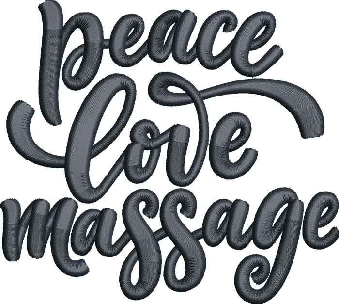 Funny-Sayings_33 | Embroidery Legacy Peace Love Massage Embroidery Design
