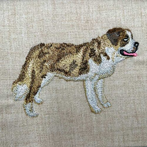 St. Bernard dog embroidery design