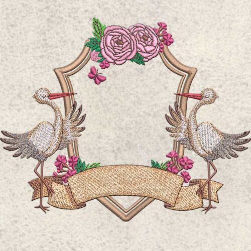 Baby Crest Embroidery Design