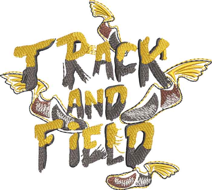 F-5527TrackandField_L | Embroidery Legacy Track and Field embroidery design