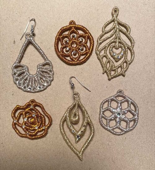 Earrings Vol. 1 pack embroidery design