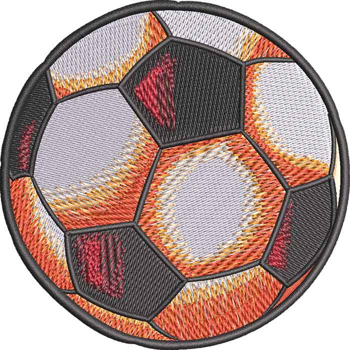 L-8387SoccerBall_L | Embroidery Legacy soccer ball embroidery design