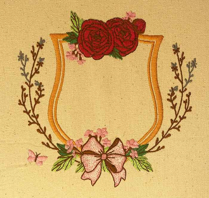 Baby Crest Embroidery Design