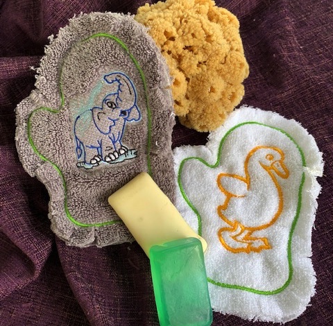 easy kids bath mitts